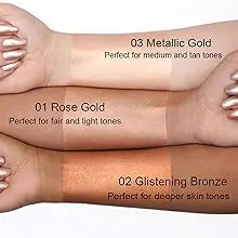 3 Colors Body Shimmer Concealer Makeup