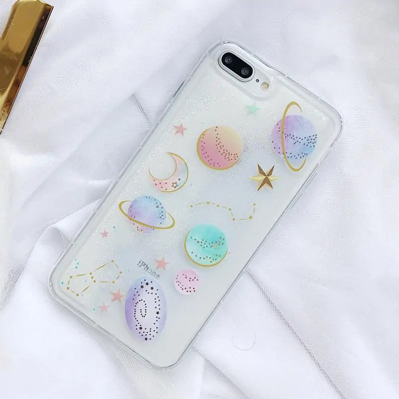 Galactic Glitter Cases