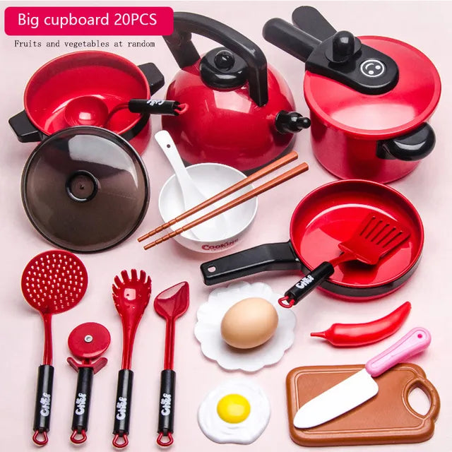 Children Fruits And Cooking Toys Set