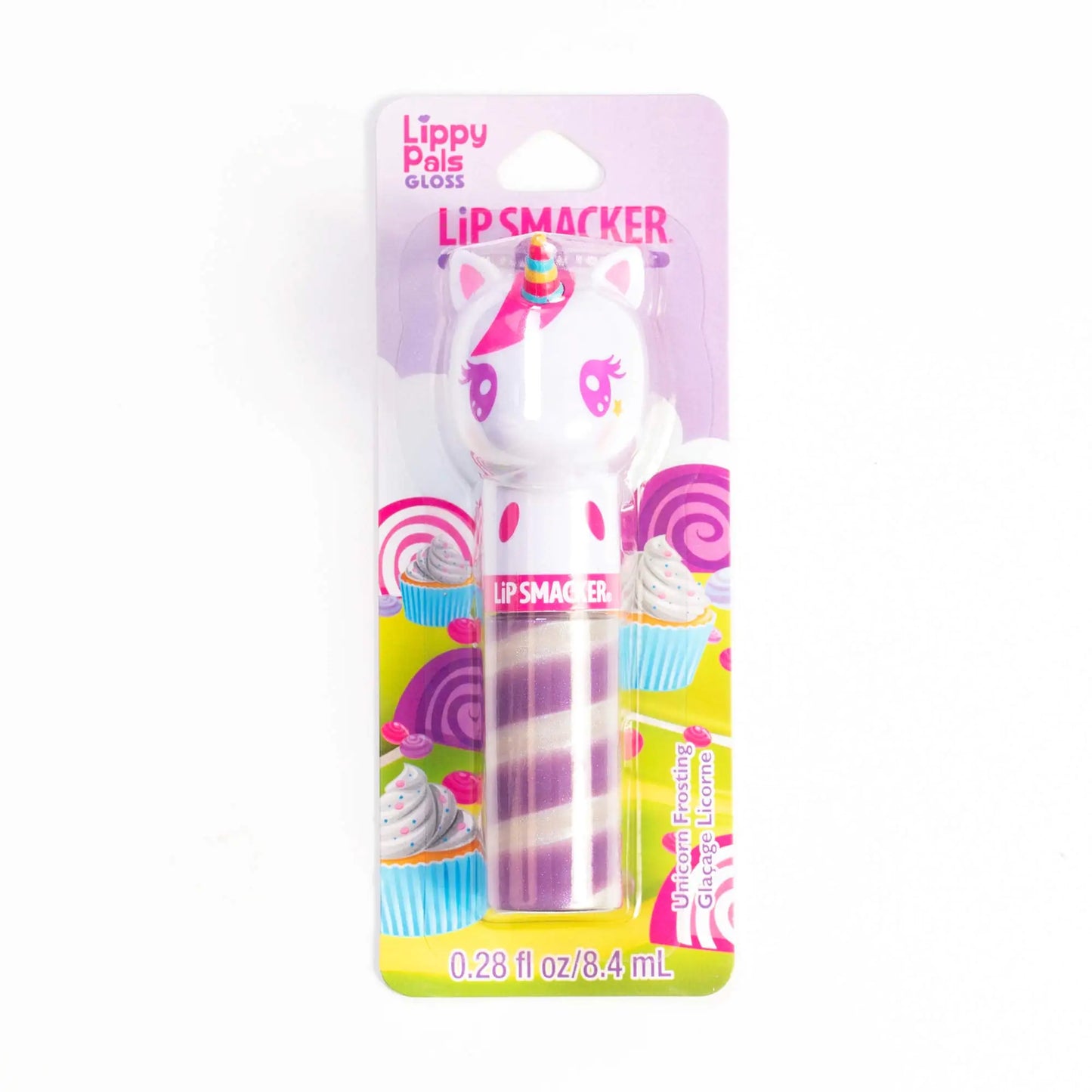 Lip Smacker Lippy pal swirl lip gloss, Unicorn - Unicorn Frosting, 0.14 Ounce (Pack of 4)