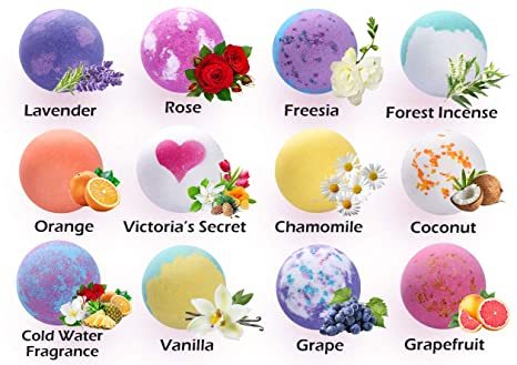 Bath Bombs 14 Pieces Of Explosive Salt Ball Gift Box With Various Fragrance Bath Balls Bubble Bath Bomb for Women