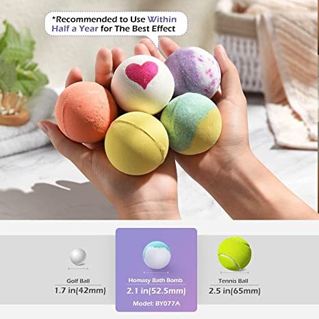 Bath Bombs 14 Pieces Of Explosive Salt Ball Gift Box With Various Fragrance Bath Balls Bubble Bath Bomb for Women