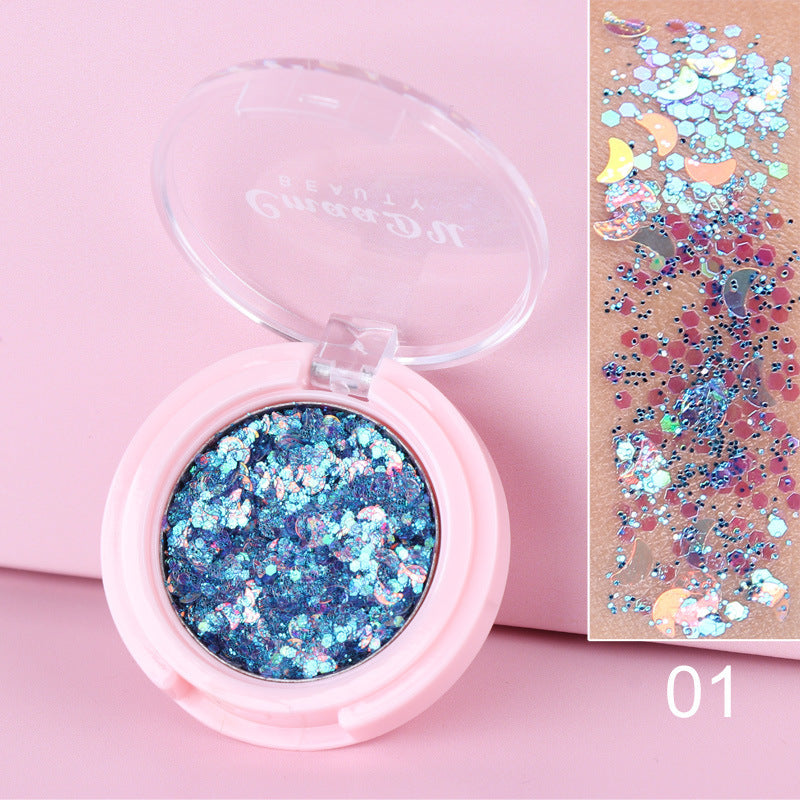 Monochrome Glitter Powder Sequin Eyeshadow