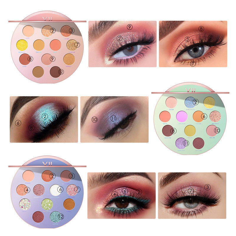 Time Eyeshadow Palette 12 Color Eyeshadow