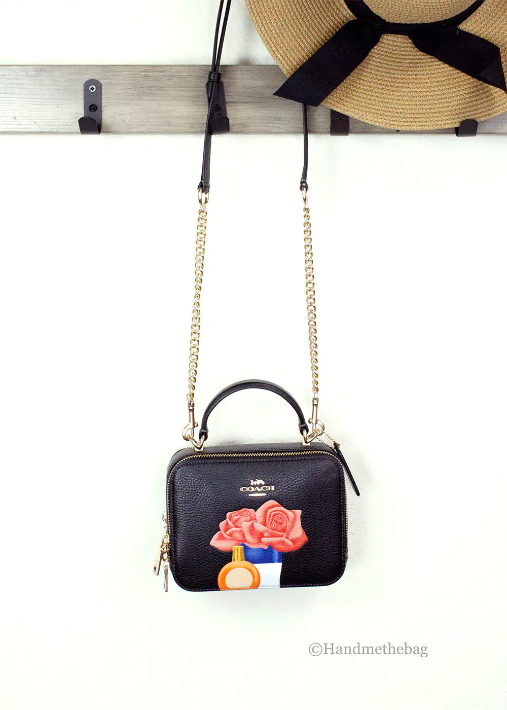 Coach X Tom Wesselmann Roses Motif Box Crossbody Bag