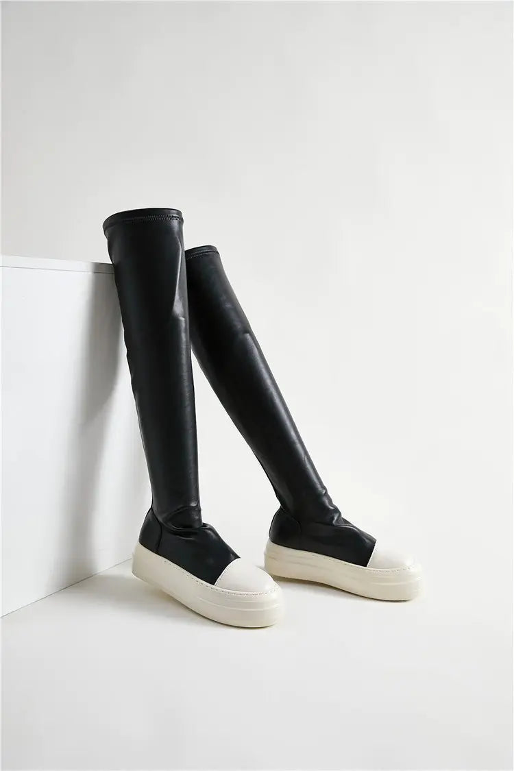 Over the Knee Sneaker Boots