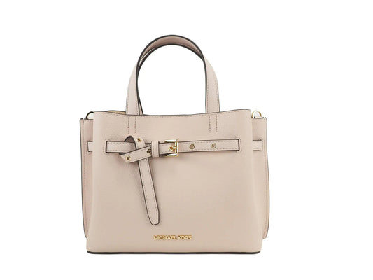 Michael Kors Emilia Small Powder Blush Leather Convertible Satchel