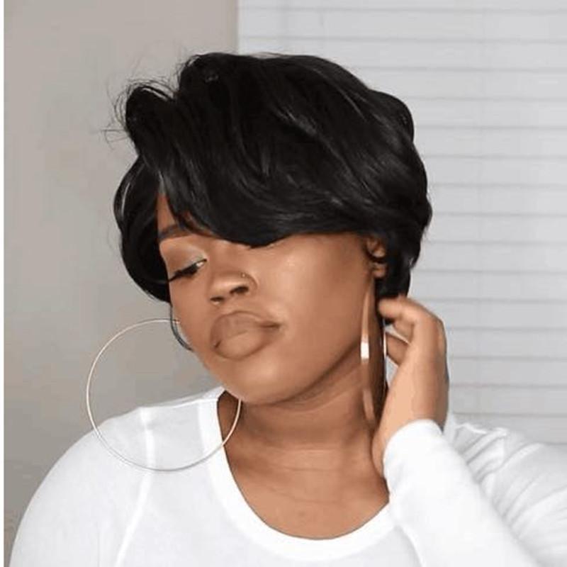 Short Bob Wig Lace Frontal Wigs For Black Women Human Hair