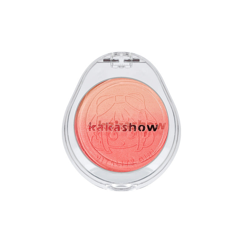 Vigorous Blush Natural Nude Color Gradient Blush Highlight Contour Compact