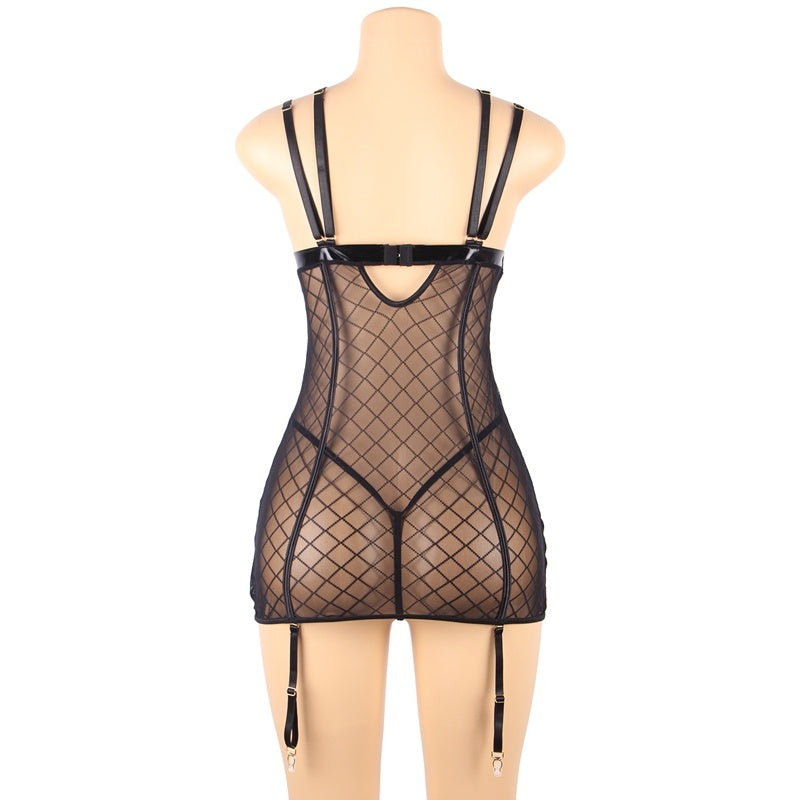 Comeondear Lace Gartered Lingerie Mesh Erotische Lingerie