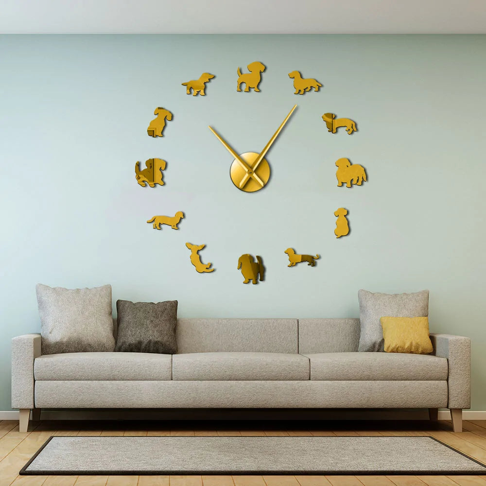 Wall Art Silent Movement Clock