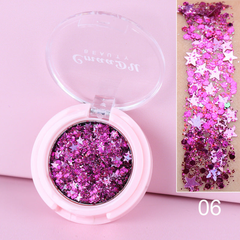 Monochrome Glitter Powder Sequin Eyeshadow