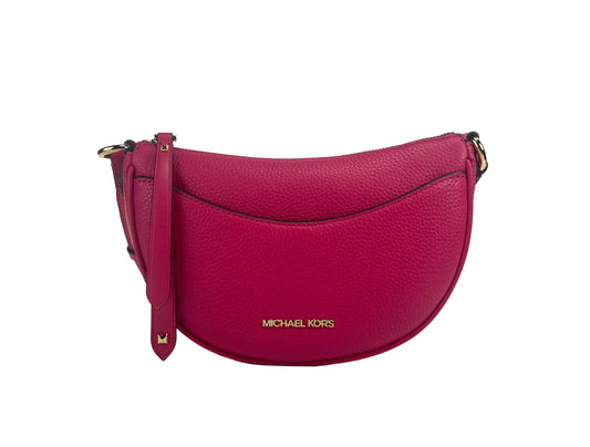 Michael Kors Dover Small Pink Half Moon Crossbody