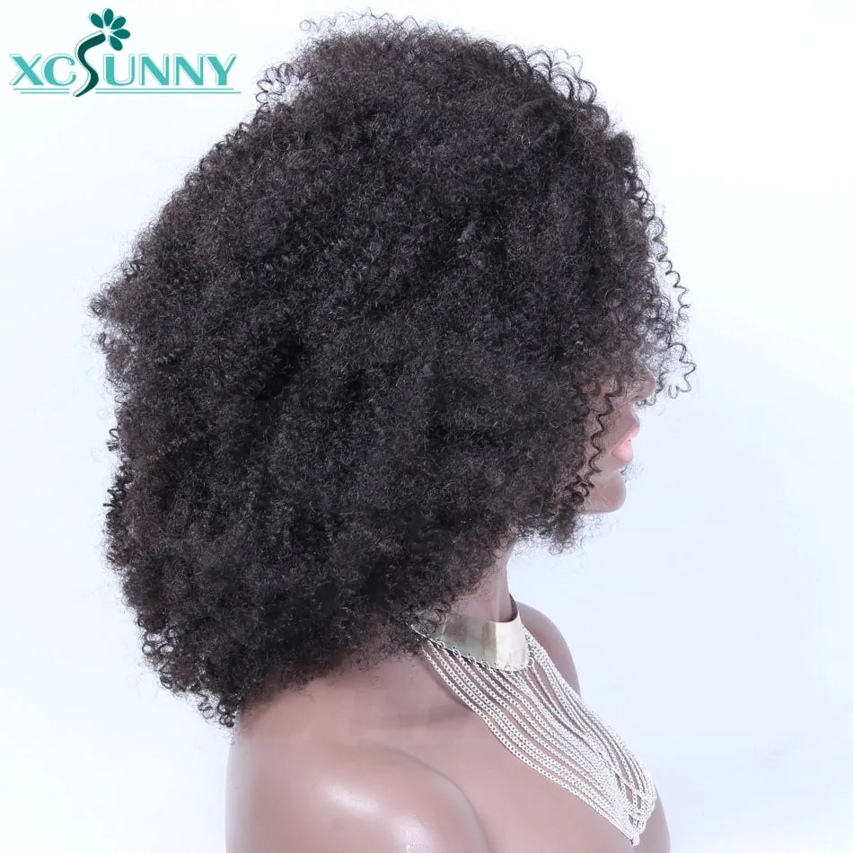 Curly Wig With Bangs