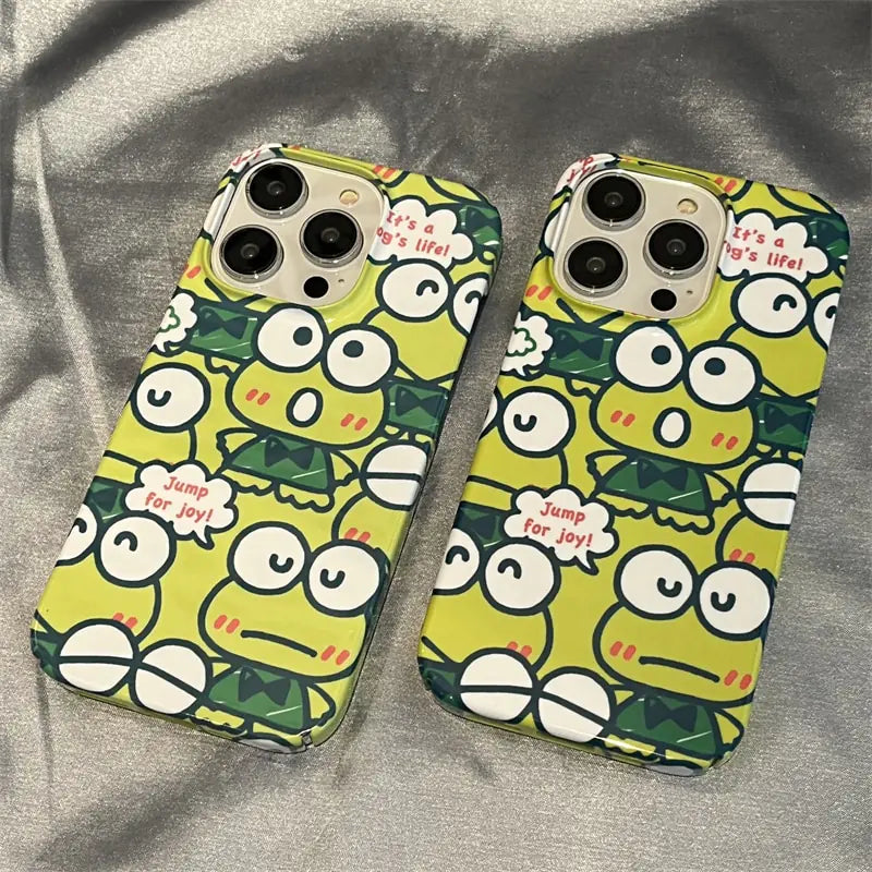 Cute Frog Acrylic Phone Case