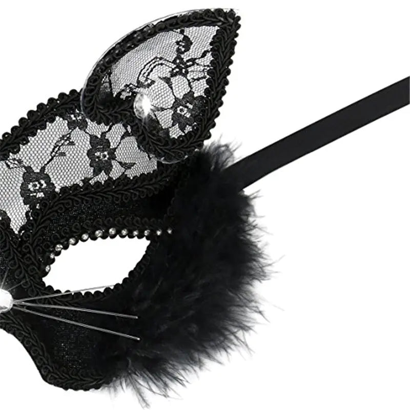 Lace Cats Eye Mask