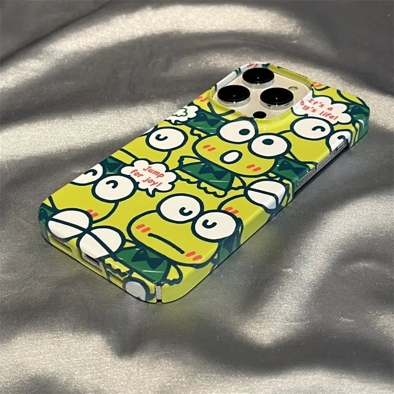 Cute Frog Acrylic Phone Case