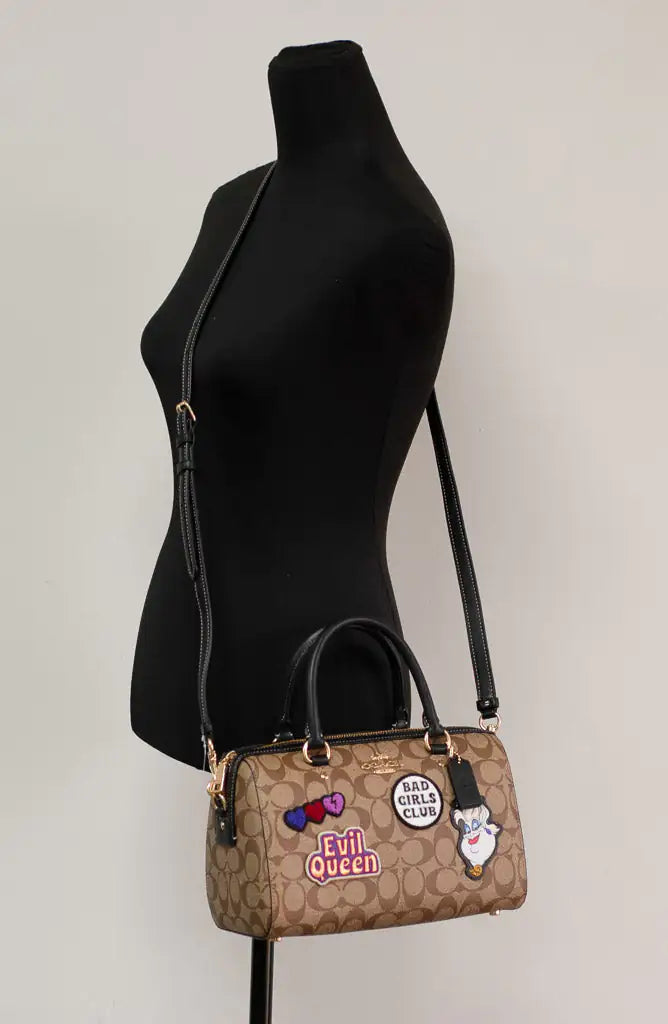 Coach X Disney Villain Patches Signature Rowan Satchel