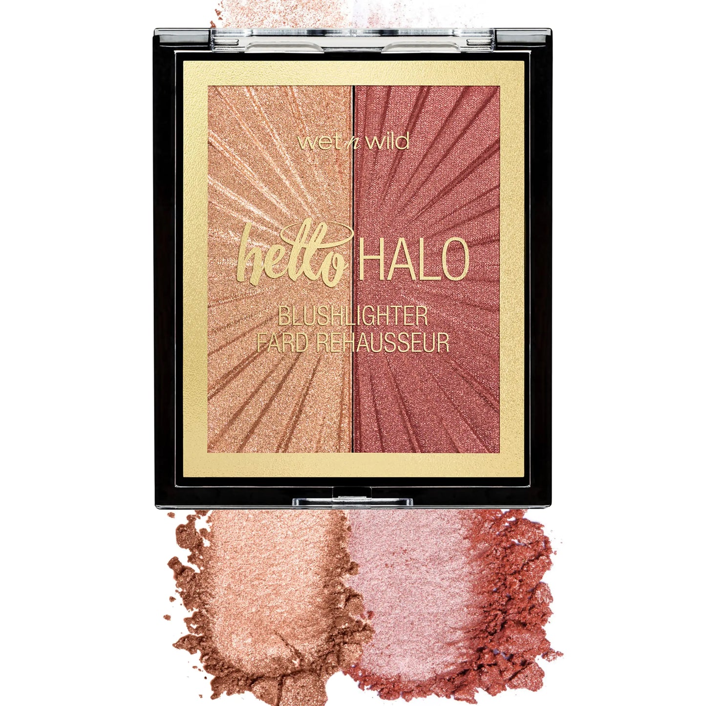 Wet n Wild MegaGlo Blushlighter, Blendable Blush & Highlighter Set, Shimmery Metallic Finish, Flash Me 3- Flash Me 0.35 Ounce (Pack of 1)