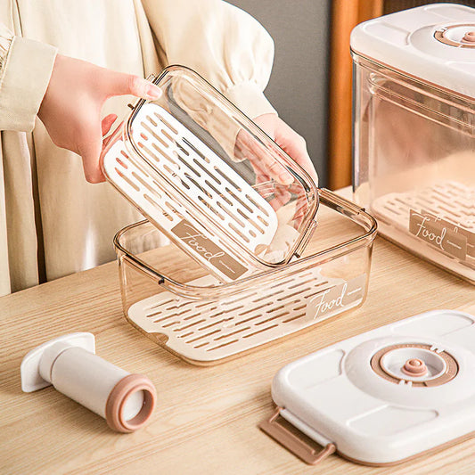 Food Vacuum Storage Box transparent container