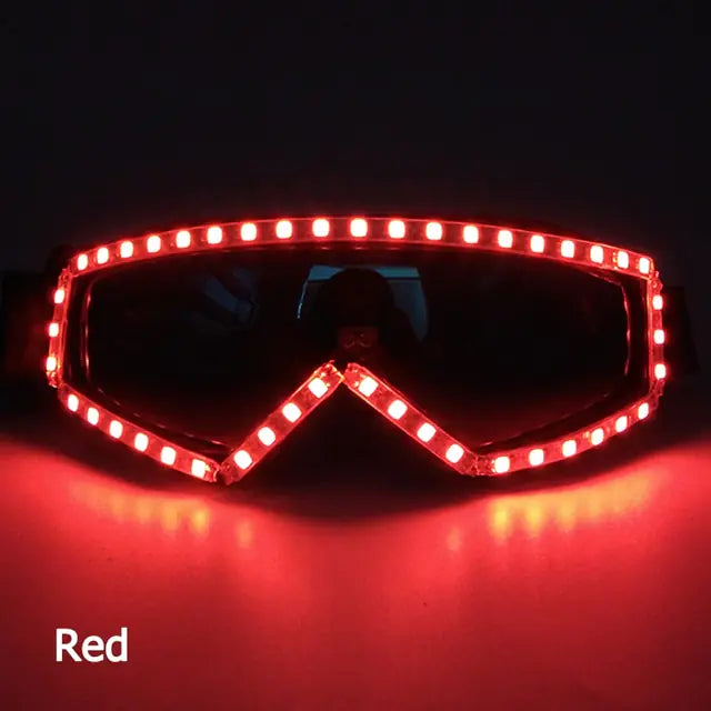 Colorful LED Luminous Glowing Neon Glasses