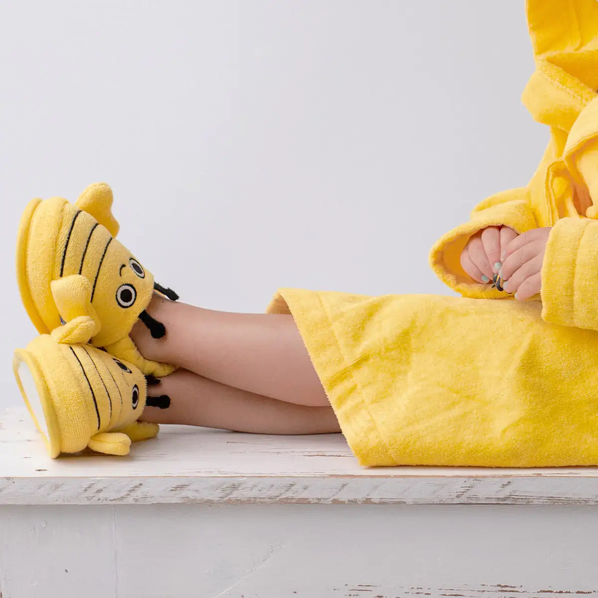 Milk&Moo Buzzy Bee Toddler Slippers