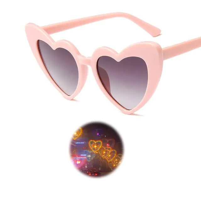 Love Special Effect Heart-shaped Glasses