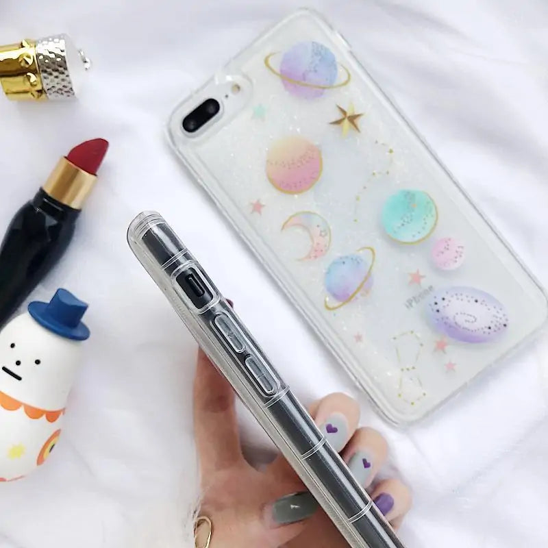 Galactic Glitter Cases