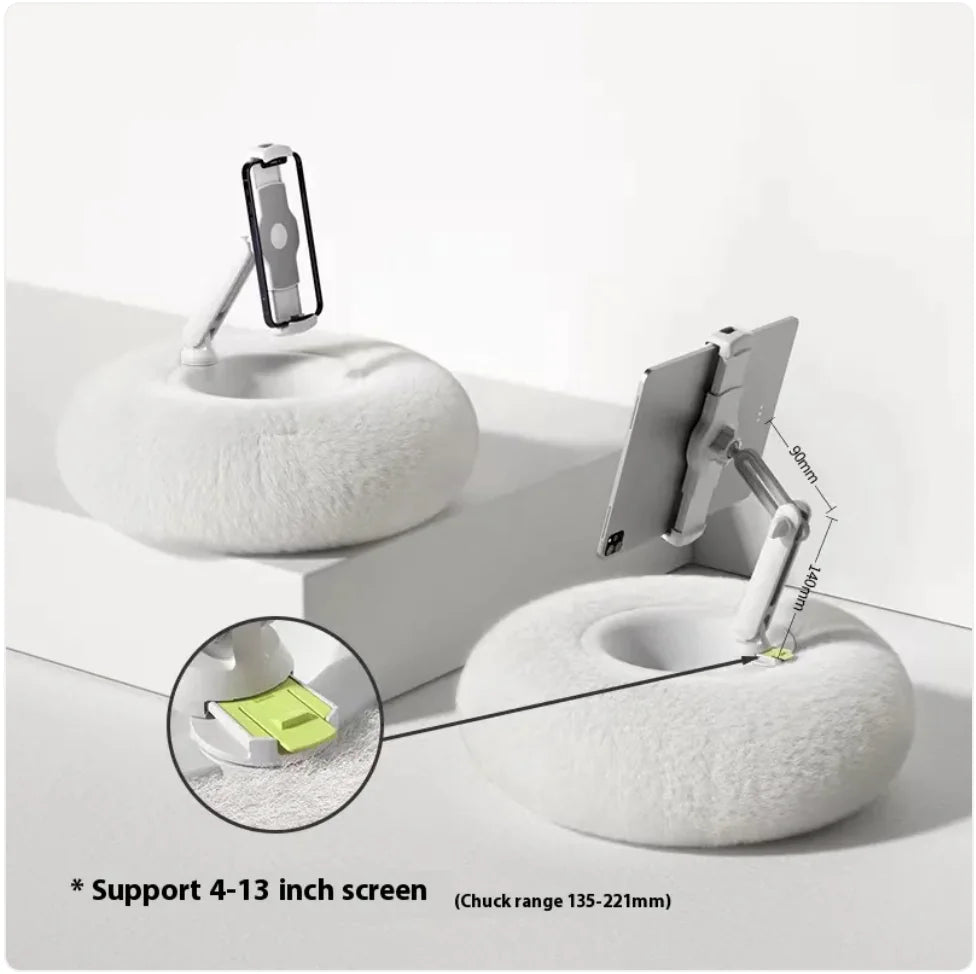 Universal Plush Pillow Stand for Phones and Tablets