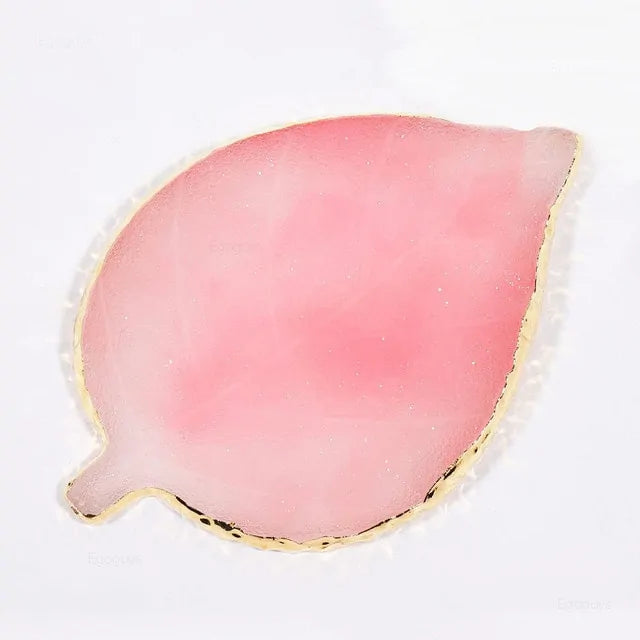 Round Resin Agate Stone Nail Color Palette Gel Polish