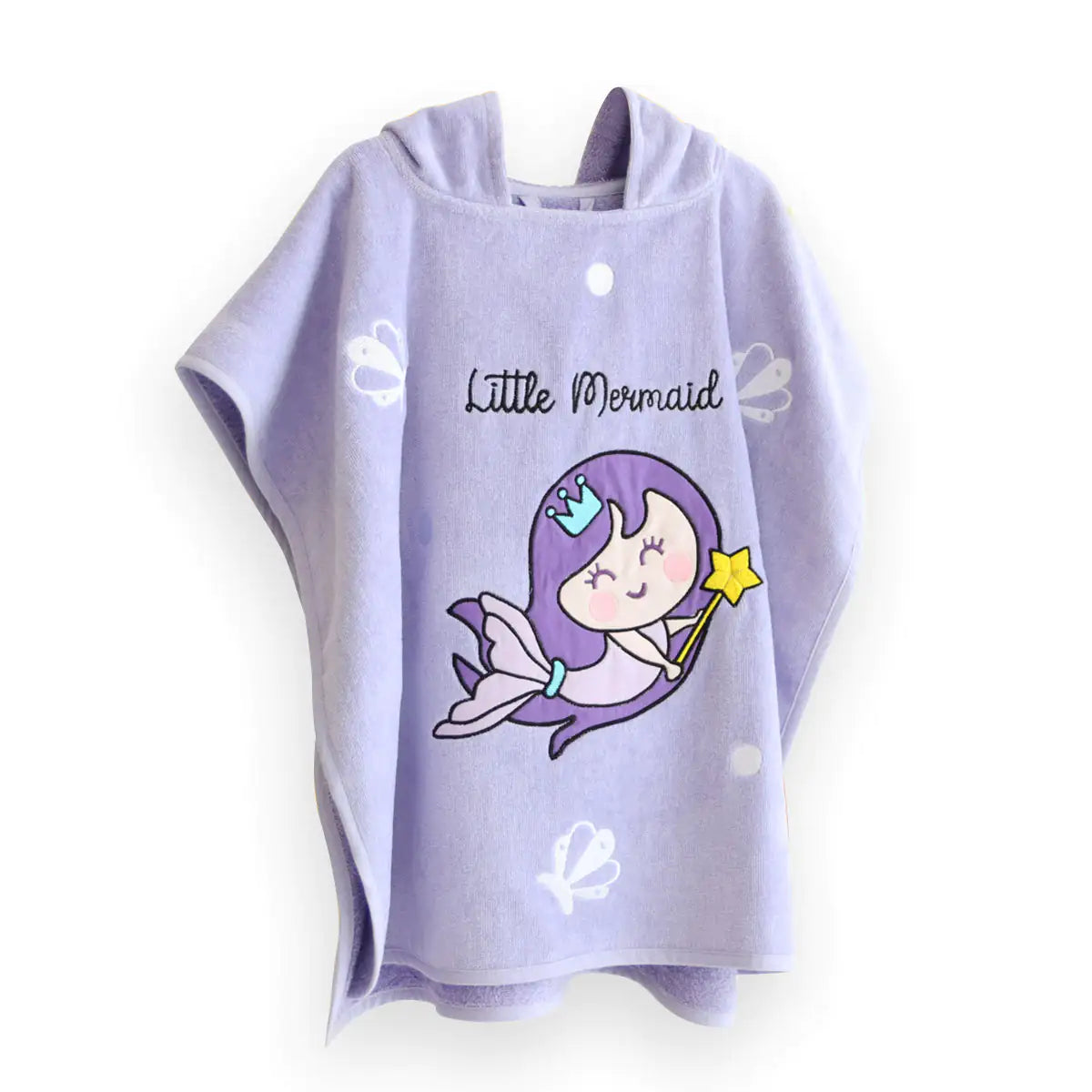 Milk&Moo Kids Poncho Little Mermaid