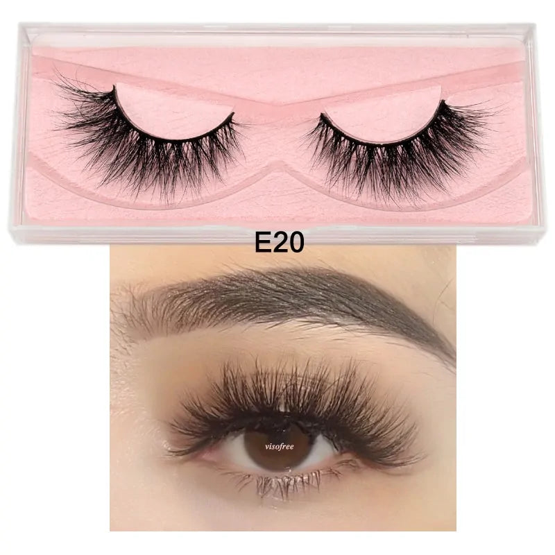 Cruelty-Free Handmade 3D Mink Lashes