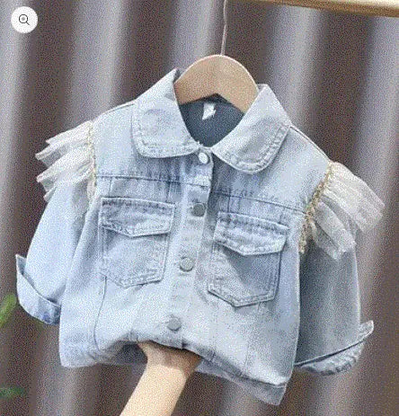 Blue Denim Jackets For Girls