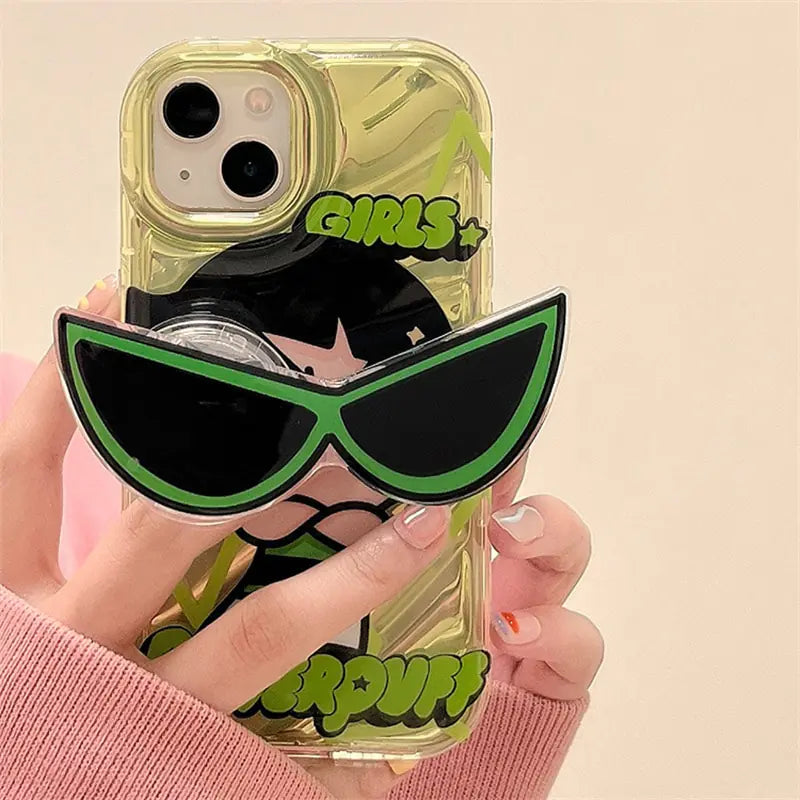 Lovely Sunglasses Bracket Phone Case