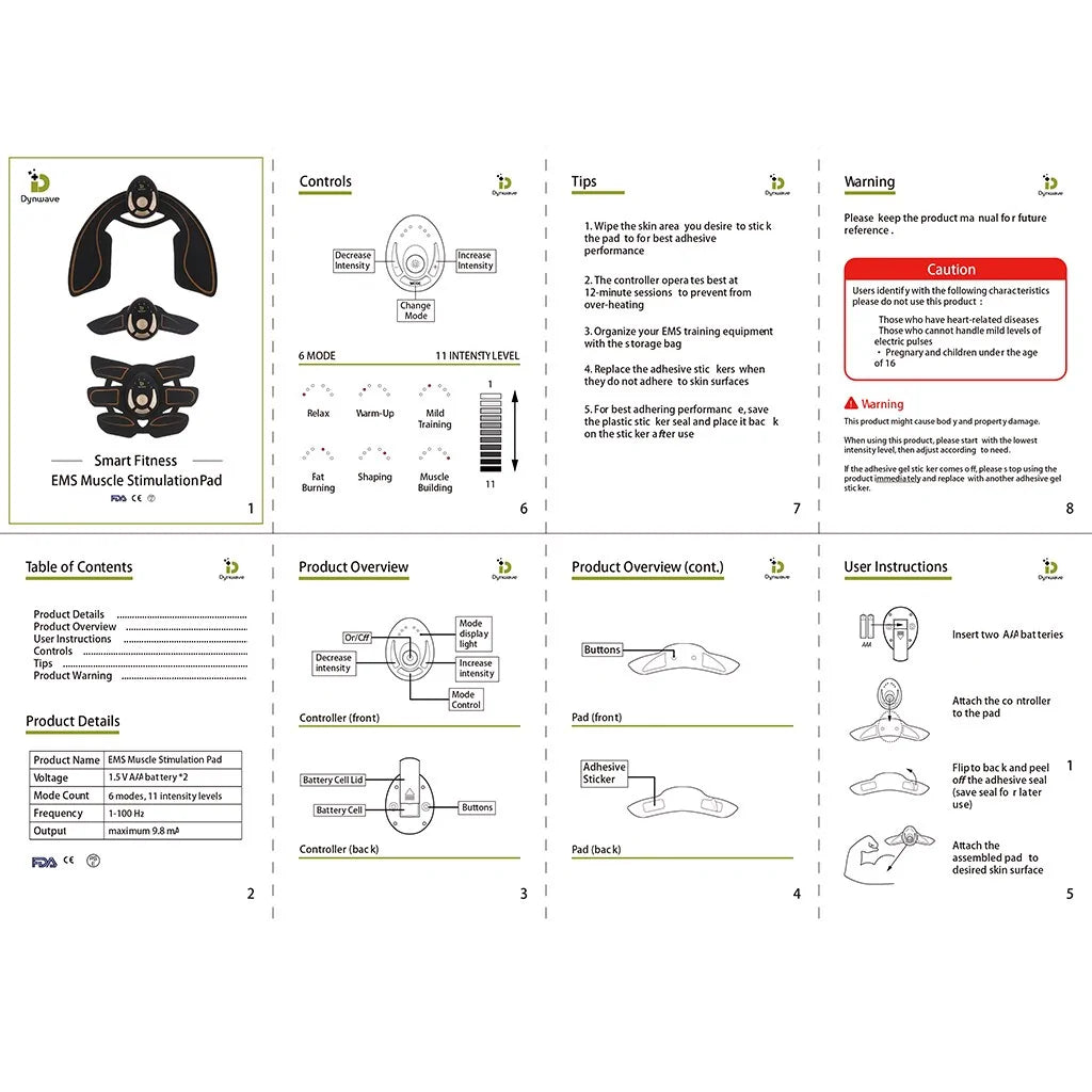 Muscle Stimulator Training Equipment