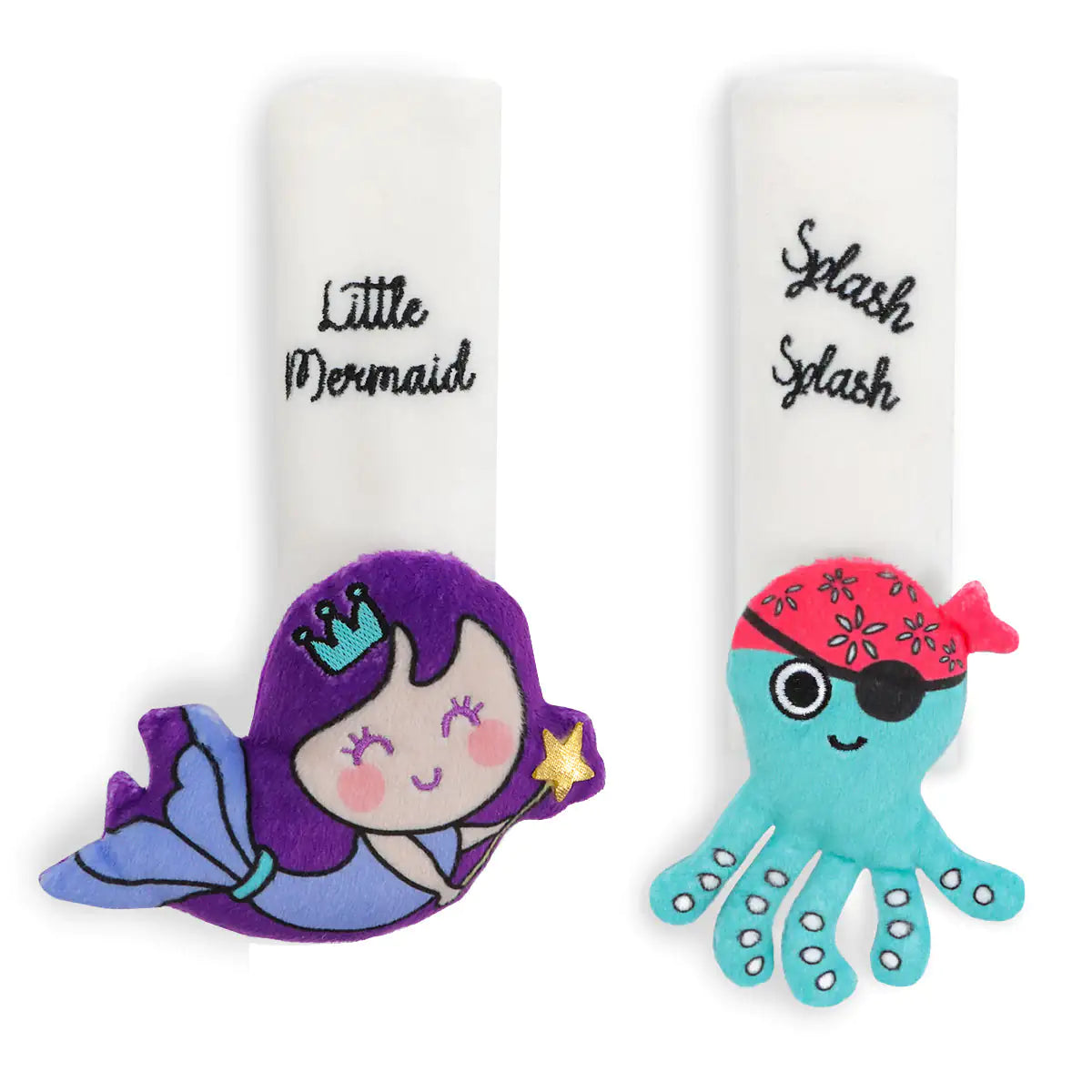 Milk&Moo Mermaid & Sailor Octopus Seat Belt Accessory Set For Kids