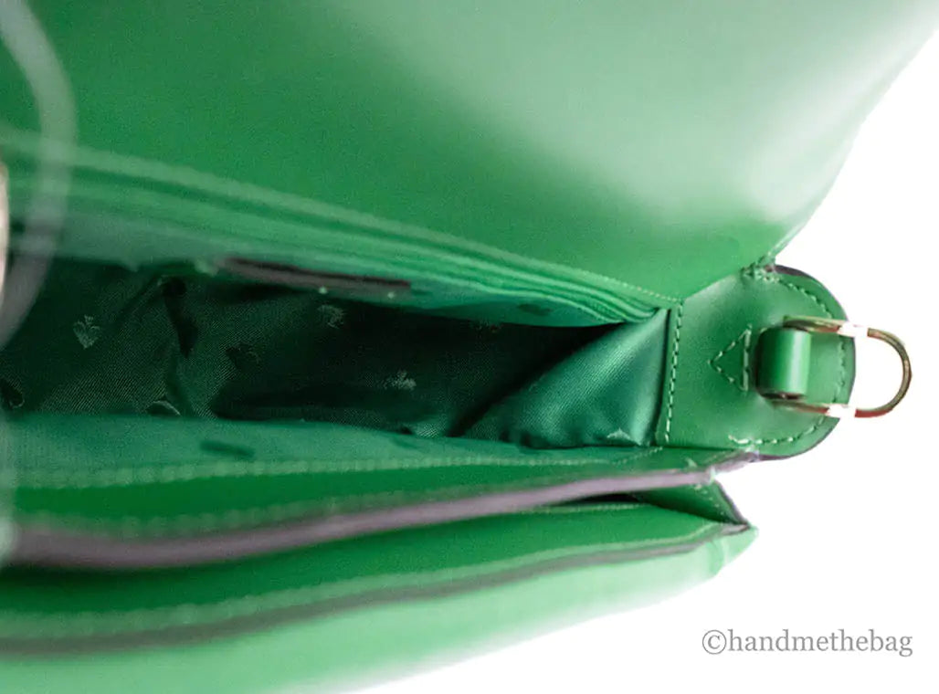 Kate Spade Puffy Green Bean Leather Top Handle Crossbody