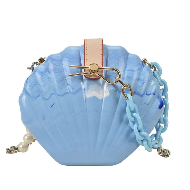 Elegant Shell-Shaped Crossbody Bag