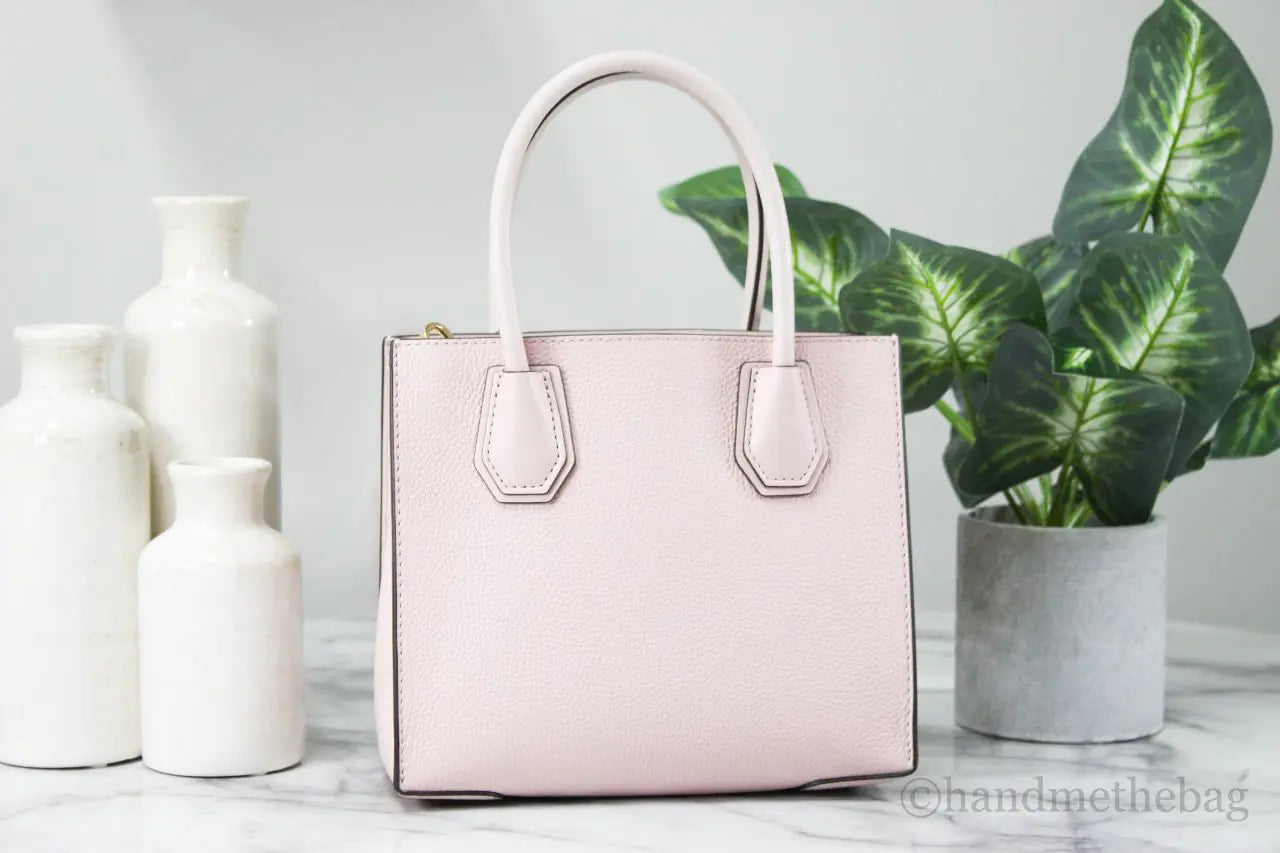 Michael Kors Mercer Medium Powder Blush Messenger Crossbody