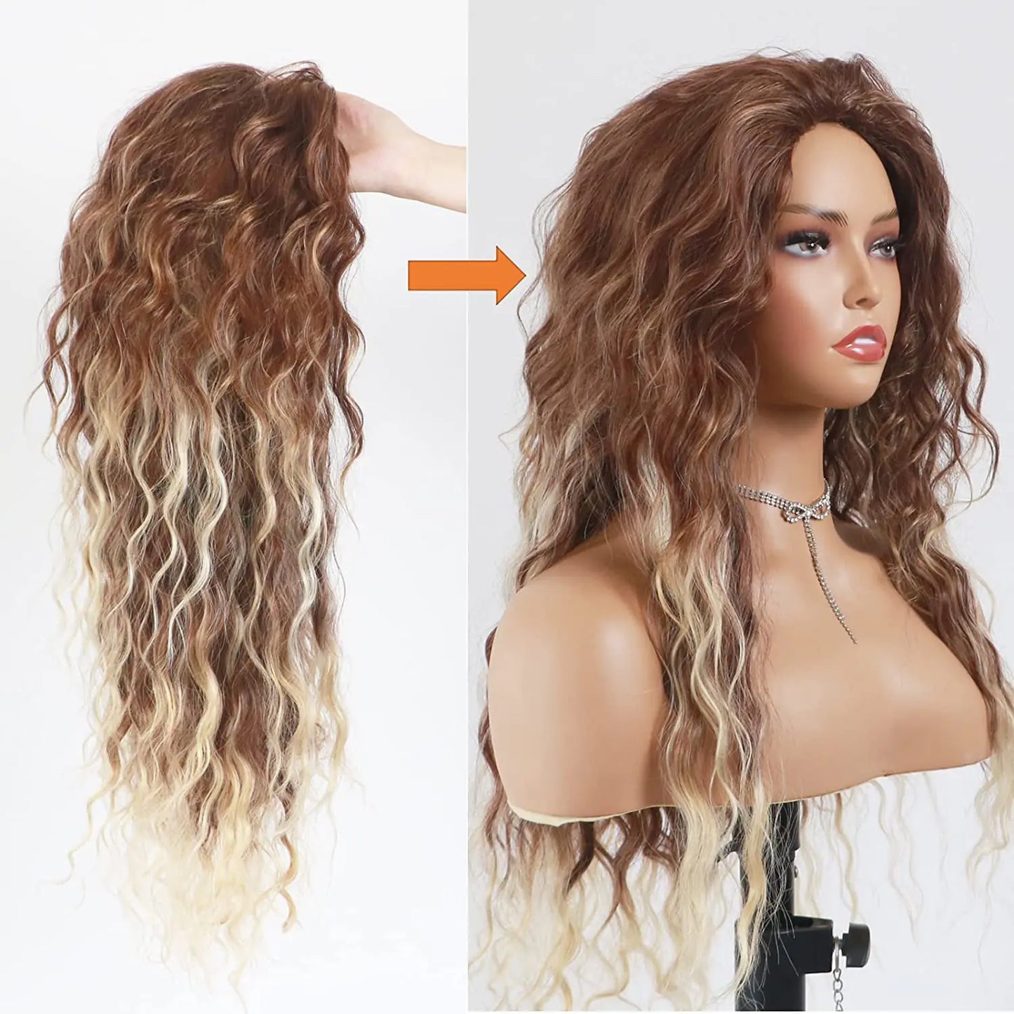 Radiant Wig with Curls