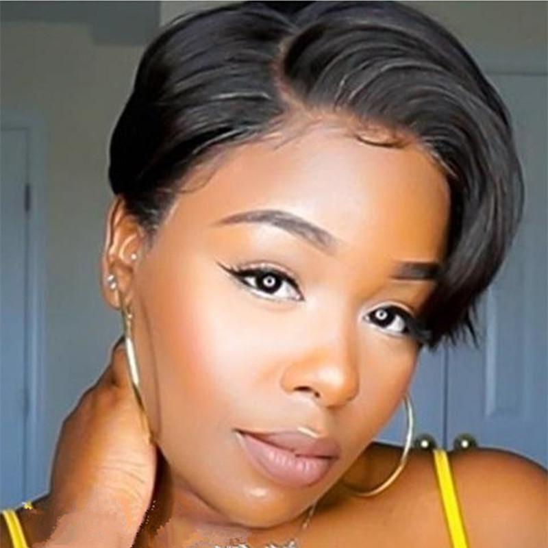 Short Bob Wig Lace Frontal Wigs For Black Women Human Hair