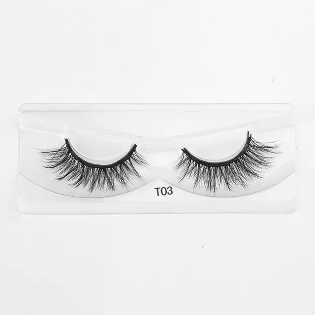 New 1/3Pairs Magnetic Eyelashes False Lashes