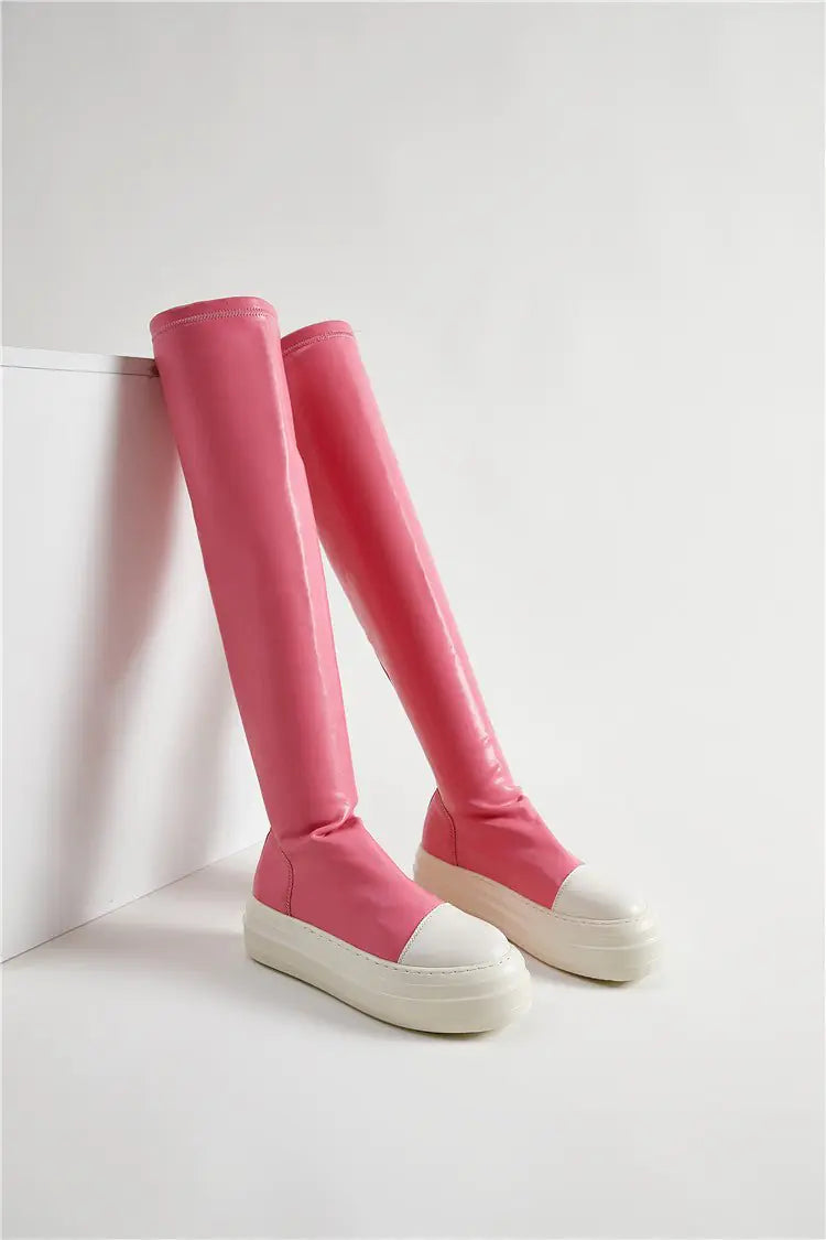 Over the Knee Sneaker Boots