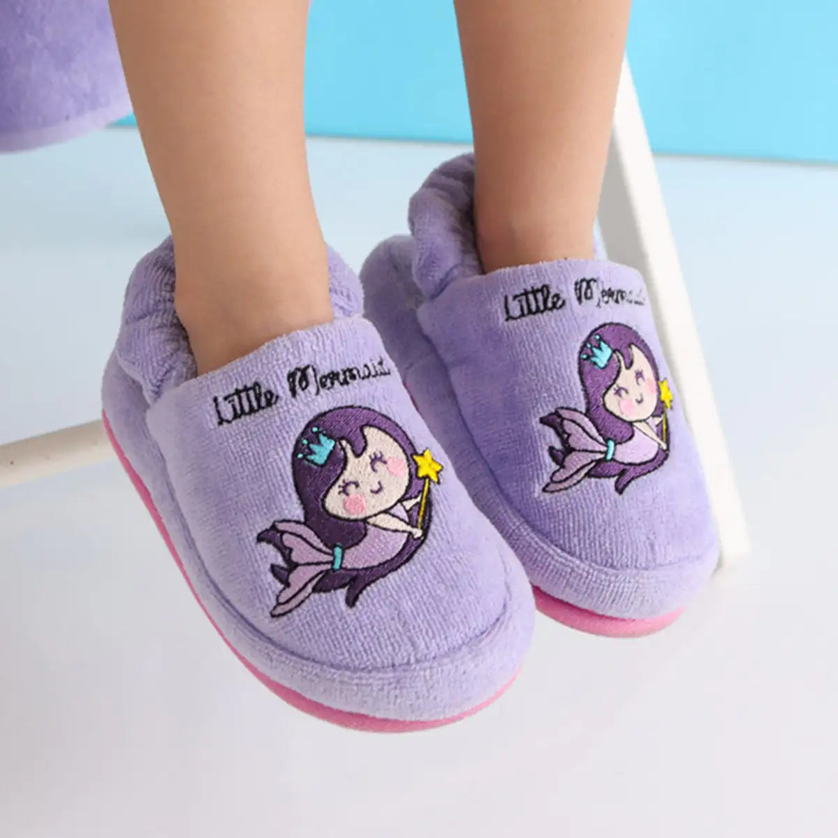 Milk&Moo Kids House Slippers Little Mermaid