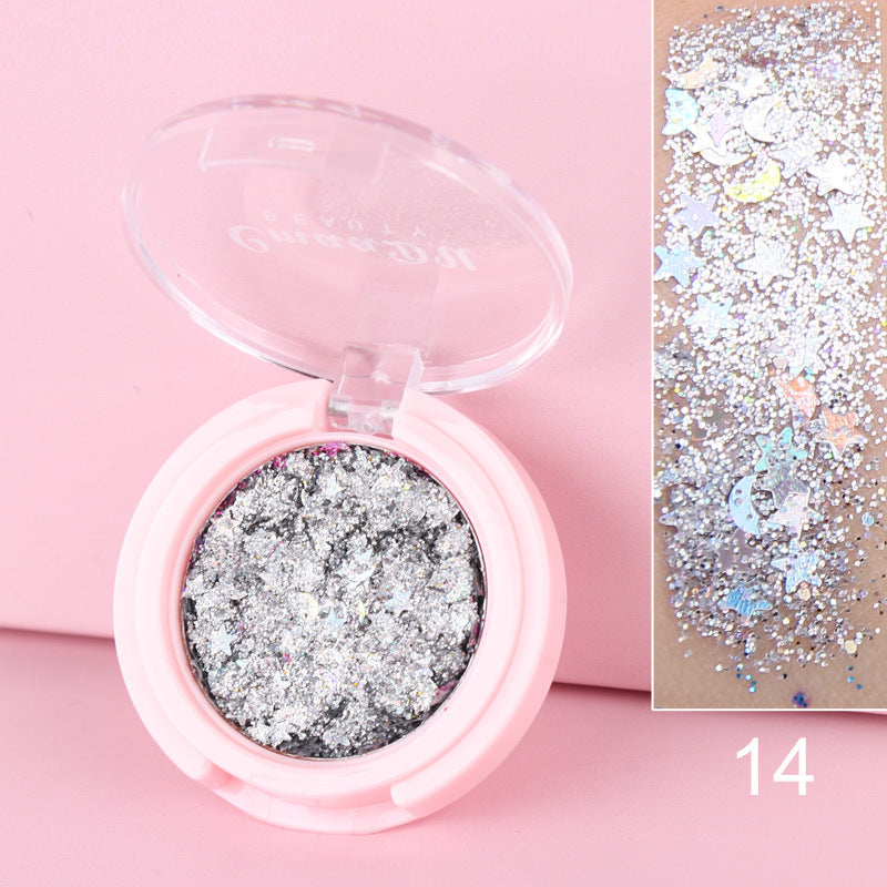 Monochrome Glitter Powder Sequin Eyeshadow