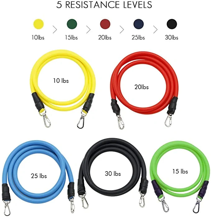 Resistance Bands - Fitness Workout Bands Set