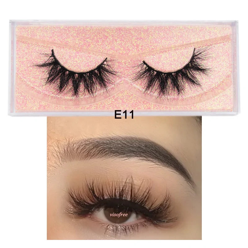 Cruelty-Free Handmade 3D Mink Lashes