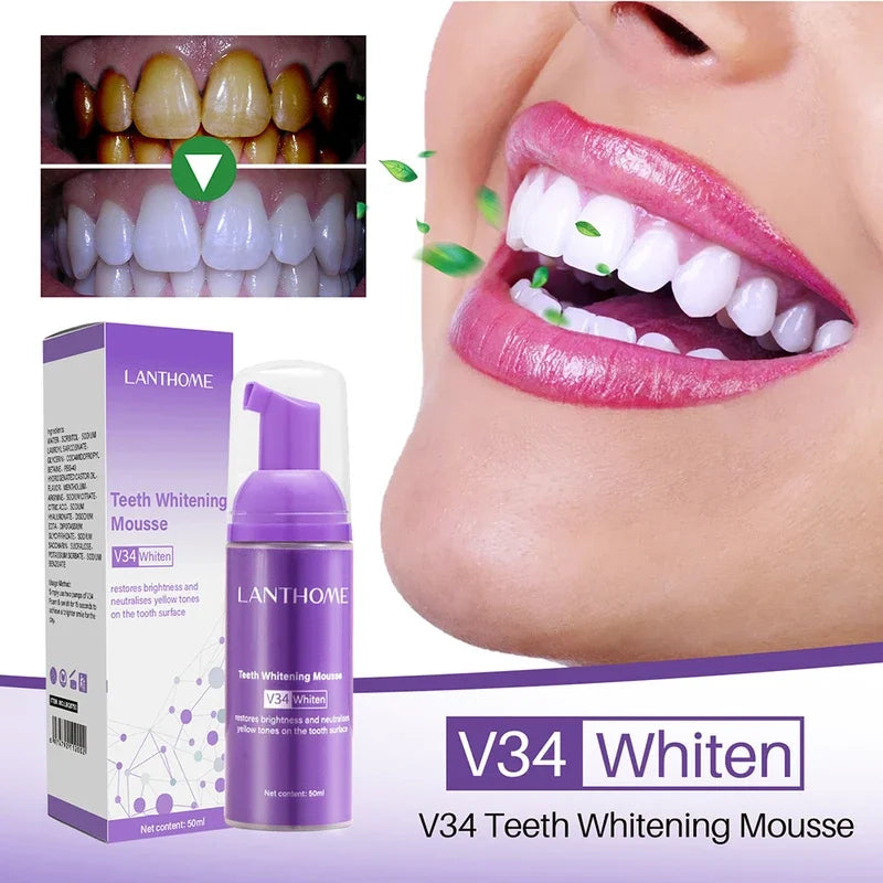 V34 Toothpaste Mousse Deep Cleaning