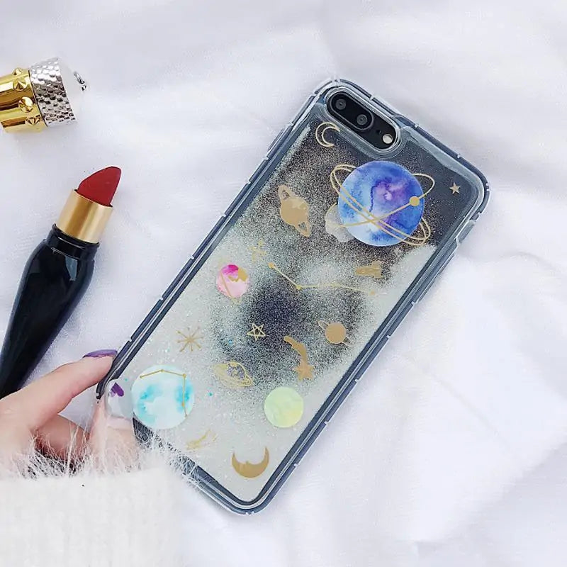 Galactic Glitter Cases