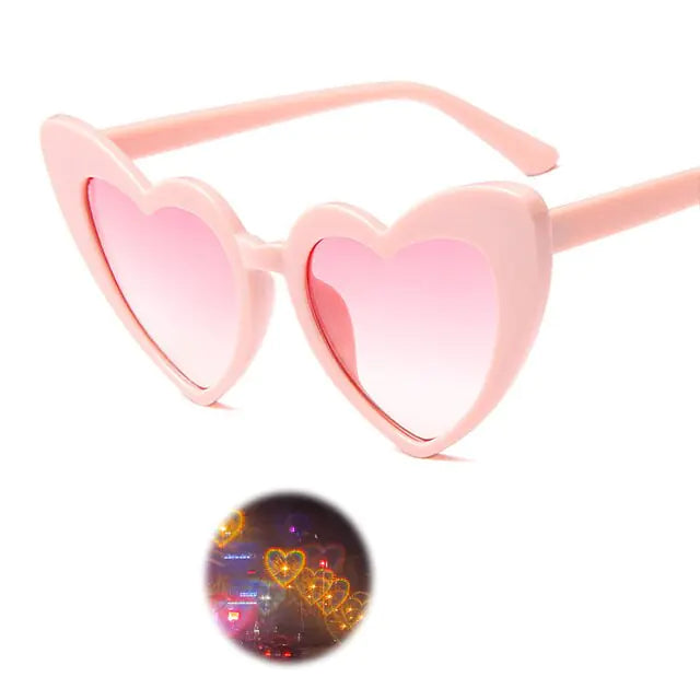 Love Special Effect Heart-shaped Glasses